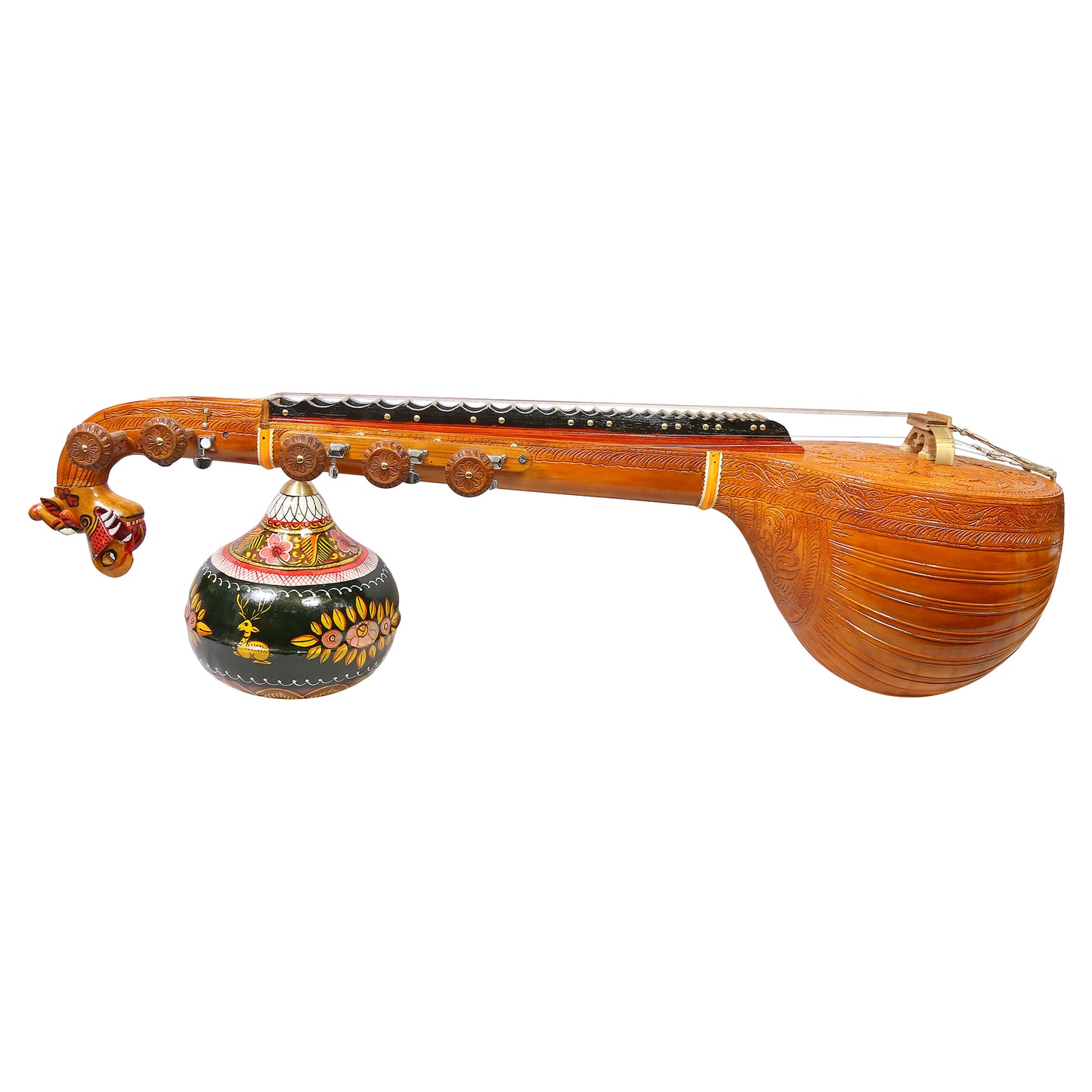 Saraswati Veena - Light Carved Ekandam Professional Model