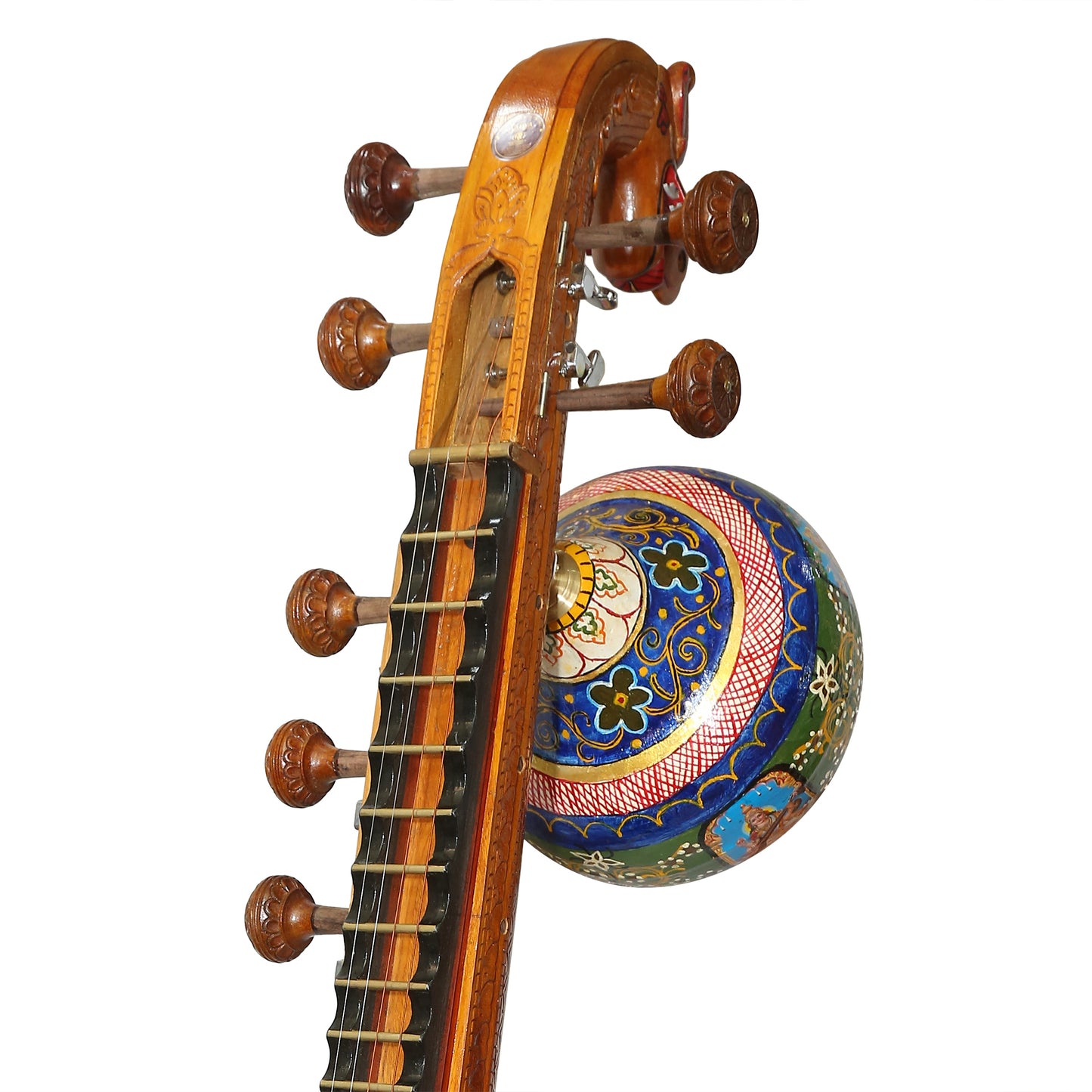 Saraswati Veena - Fully Carved Ekandam Premium Model