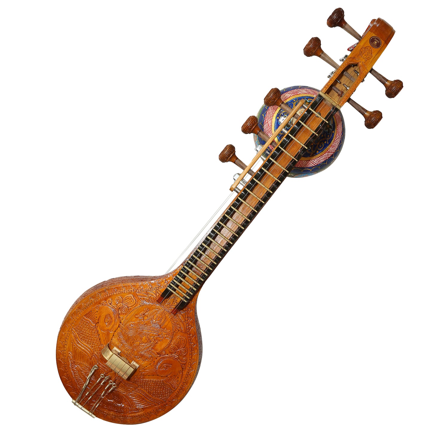 Saraswati Veena - Fully Carved Ekandam Premium Model