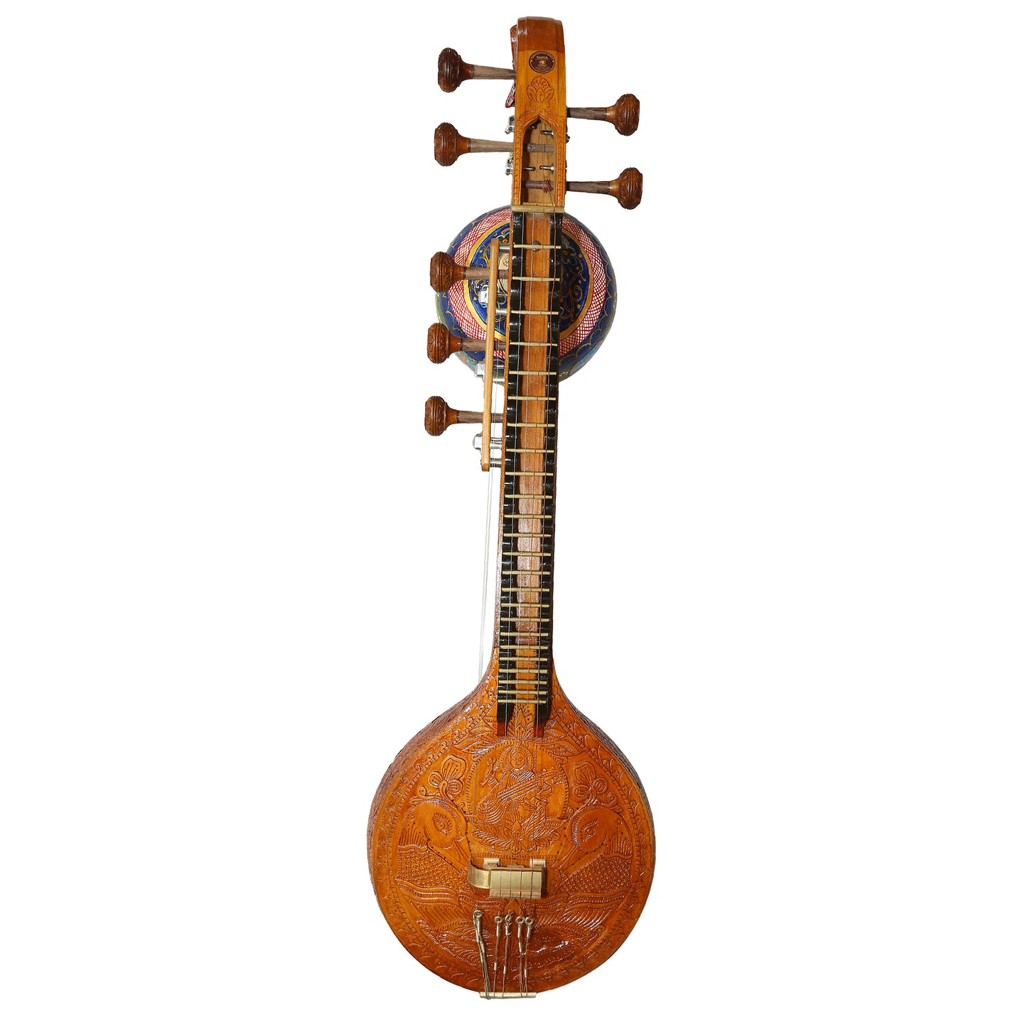 Saraswati Veena - Fully Carved Ekandam Premium Model